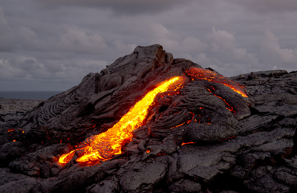 Pu'u O'o lava flow (Leif Alveen)