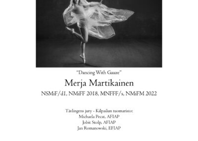 Merja Martikainen – Nordic Champion 2022 monochrome