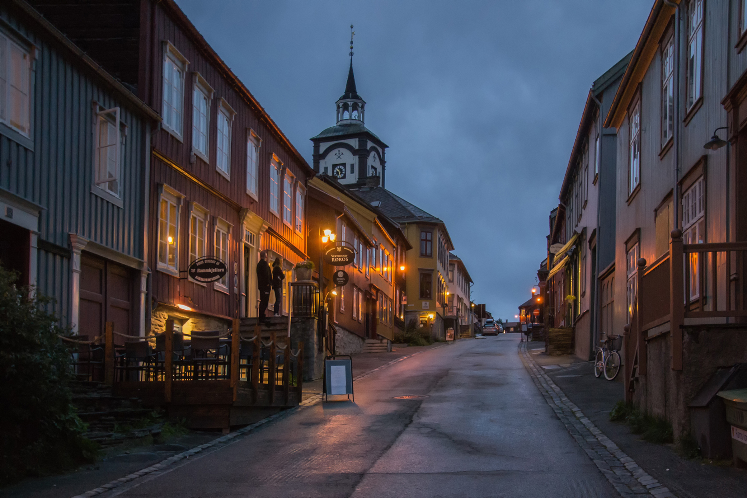 Røros by night (Torhild Hyllseth)